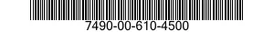 7490-00-610-4500  7490006104500 006104500