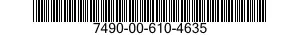 7490-00-610-4635  7490006104635 006104635
