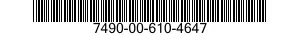 7490-00-610-4647  7490006104647 006104647
