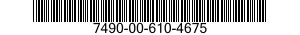 7490-00-610-4675  7490006104675 006104675
