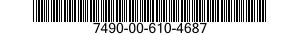 7490-00-610-4687  7490006104687 006104687