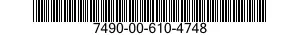 7490-00-610-4748  7490006104748 006104748