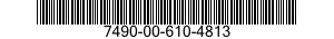 7490-00-610-4813  7490006104813 006104813