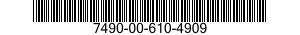 7490-00-610-4909  7490006104909 006104909