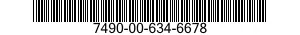 7490-00-634-6678 EMBOSSING MACHINE,ADDRESS PLATE 7490006346678 006346678