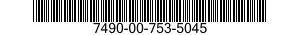 7490-00-753-5045 ADDRESS PLATE MACHINE 7490007535045 007535045