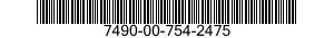 7490-00-754-2475  7490007542475 007542475