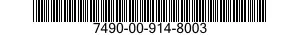 7490-00-914-8003  7490009148003 009148003