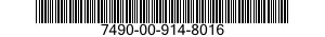 7490-00-914-8016  7490009148016 009148016