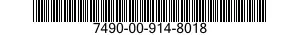 7490-00-914-8018  7490009148018 009148018
