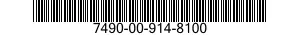 7490-00-914-8100  7490009148100 009148100