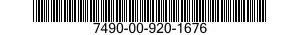 7490-00-920-1676  7490009201676 009201676