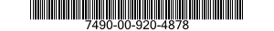 7490-00-920-4878  7490009204878 009204878