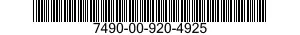 7490-00-920-4925 CHANNEL 7490009204925 009204925