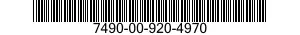 7490-00-920-4970 PANEL ASSEMBLY 7490009204970 009204970
