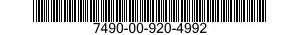 7490-00-920-4992 BOX CONNECTOR,ELECTRICAL 7490009204992 009204992