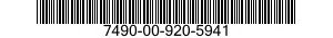 7490-00-920-5941 PANEL ASSEMBLY 7490009205941 009205941