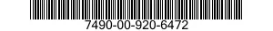 7490-00-920-6472 COUNTER ASSEMBLY 7490009206472 009206472