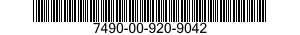 7490-00-920-9042 BELT STUD ASM 7490009209042 009209042