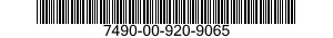 7490-00-920-9065  7490009209065 009209065