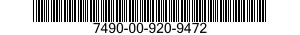7490-00-920-9472  7490009209472 009209472