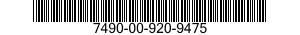 7490-00-920-9475 BRACKET 7490009209475 009209475
