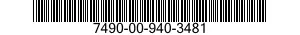 7490-00-940-3481  7490009403481 009403481