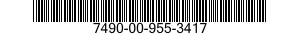 7490-00-955-3417  7490009553417 009553417