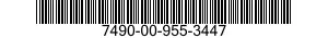 7490-00-955-3447  7490009553447 009553447
