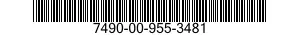 7490-00-955-3481  7490009553481 009553481