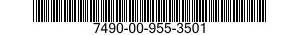 7490-00-955-3501  7490009553501 009553501