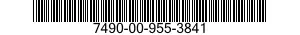 7490-00-955-3841  7490009553841 009553841