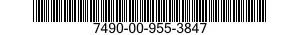 7490-00-955-3847  7490009553847 009553847