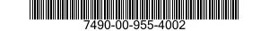 7490-00-955-4002  7490009554002 009554002