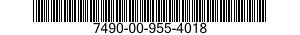 7490-00-955-4018  7490009554018 009554018