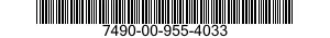 7490-00-955-4033  7490009554033 009554033
