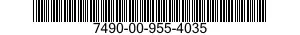 7490-00-955-4035  7490009554035 009554035