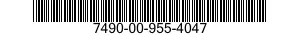 7490-00-955-4047  7490009554047 009554047
