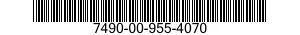 7490-00-955-4070  7490009554070 009554070