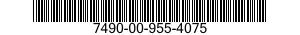 7490-00-955-4075  7490009554075 009554075