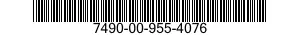 7490-00-955-4076  7490009554076 009554076