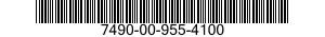 7490-00-955-4100  7490009554100 009554100