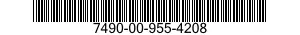7490-00-955-4208  7490009554208 009554208
