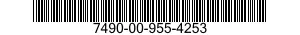 7490-00-955-4253  7490009554253 009554253