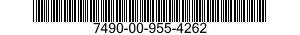 7490-00-955-4262  7490009554262 009554262