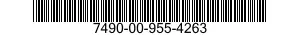 7490-00-955-4263  7490009554263 009554263