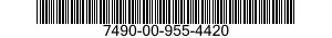7490-00-955-4420  7490009554420 009554420