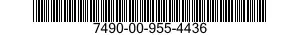 7490-00-955-4436  7490009554436 009554436