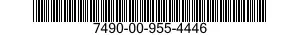 7490-00-955-4446  7490009554446 009554446