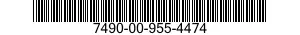7490-00-955-4474  7490009554474 009554474